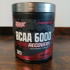 Nutrex – BCAA 6000 Recovery + Performance Formula (Fruit Punch, 30 Servings)